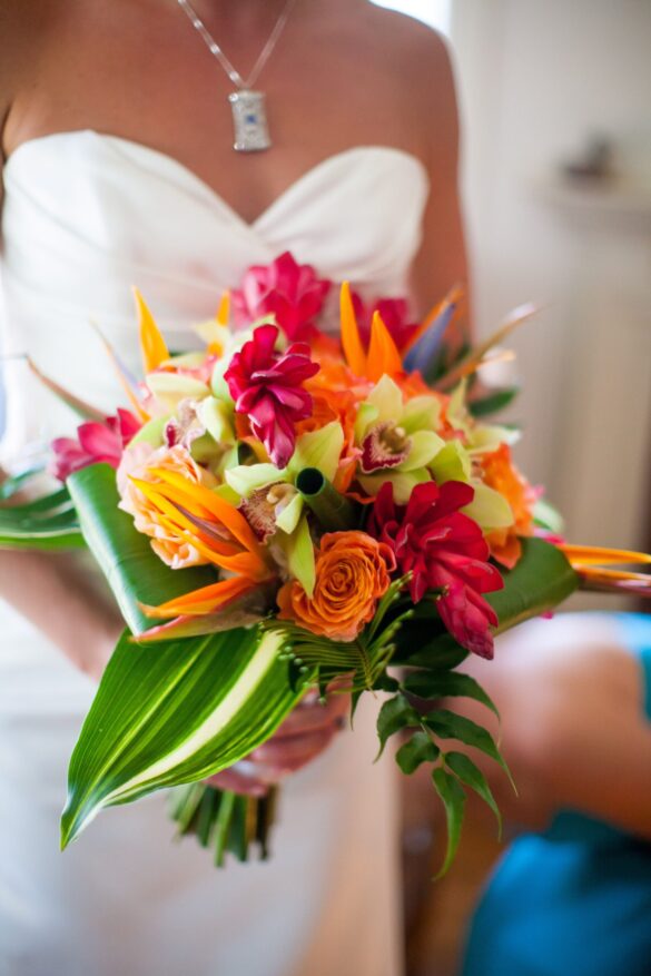 bird of paradise wedding bouquet 2