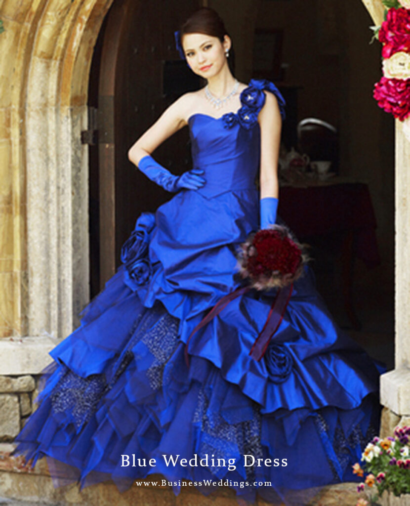 Blue Wedding Dress