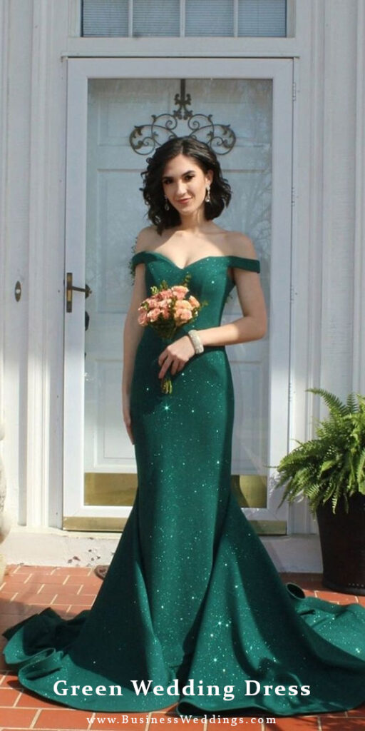 Green Wedding Dress