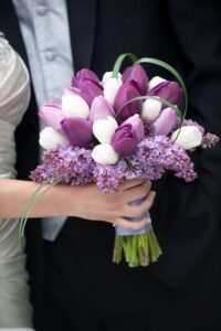 Purple Tulips Bouquet